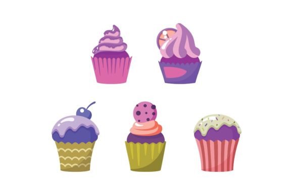 Cake Icon Cup: Graphics & Illustrations for Content Publishers