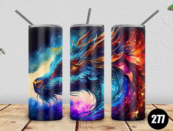 Dragon Skinny Tumbler 20oz Graphics & Tumbler Wraps